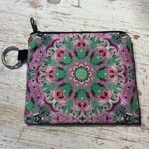 New! Coin Purse Pouch for Inside Purse Mini Change Wallet with Zipper Keychain N
